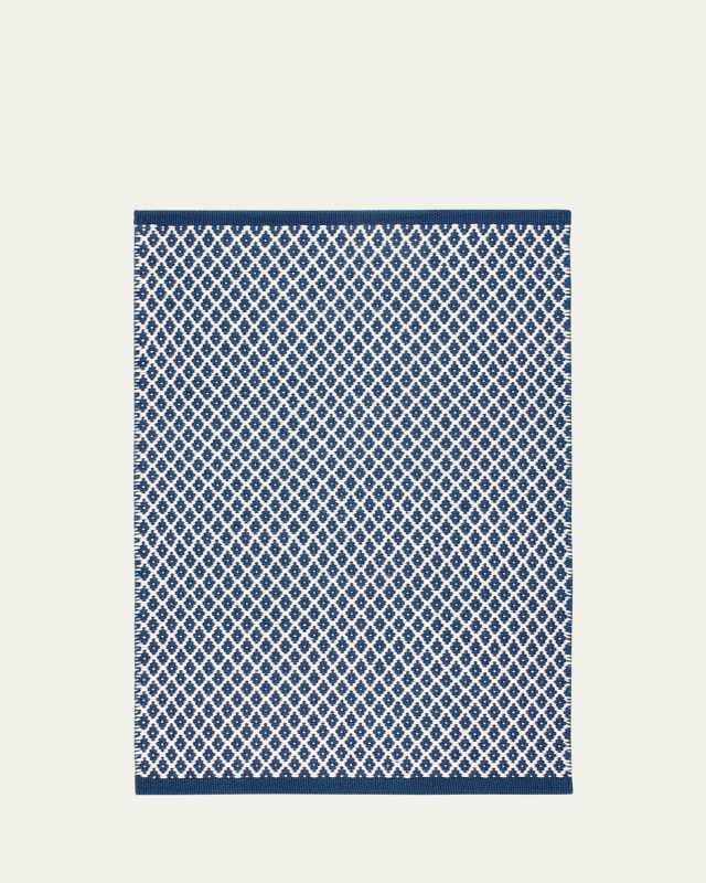 Mainsail Navy Handwoven Indoor/Outdoor Rug, 3' x 5'